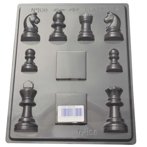 Chess Pieces no2 Chocolate Mould